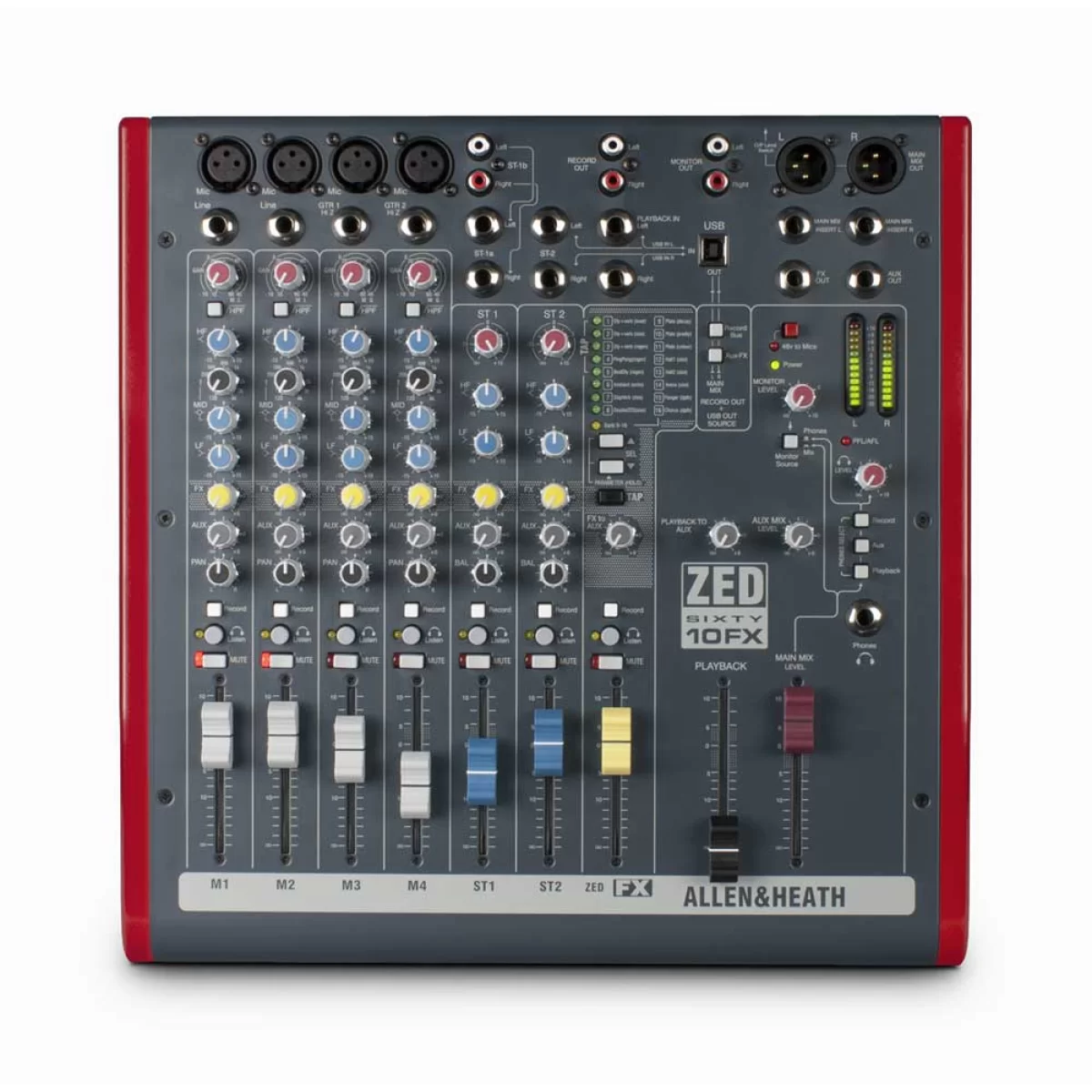 ちはる Allen & Heath ZED60-10FX 10-канальный аналоговый микшер, FX купить